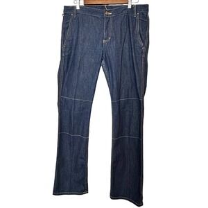 VTG Polo Jeans Ralph Lauren Jeans 10 Blue Straight Leg Utility Gorpcore Heritage